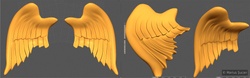 rose-angel wings wip 3