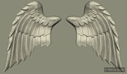 rose-angel wings wip 4b
