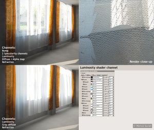 Curtains: comparison renders