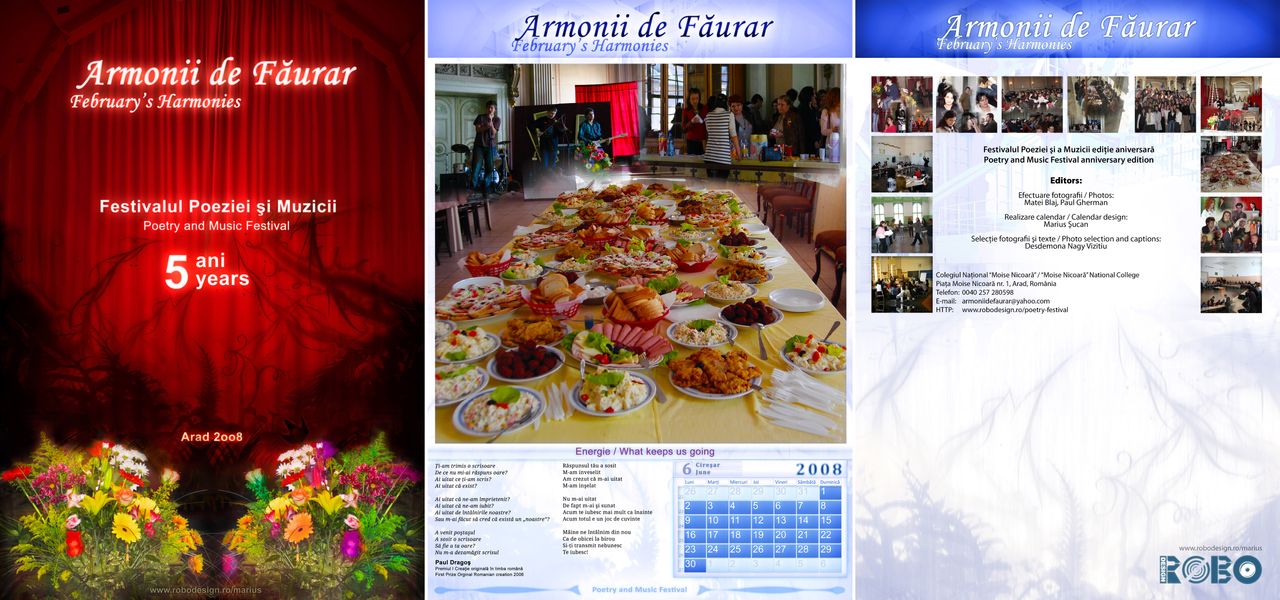 Armonii de făurar - poetry festival (2008 calendar)
