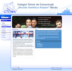 CTCNVK high-school site interface