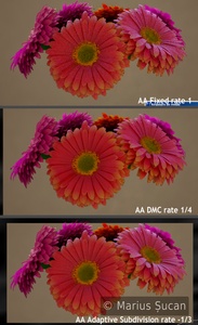 AA methods comparisions - the petals highlights