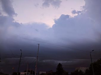 Ominous storm clouds