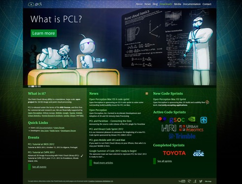 Point Clouds Library - web site