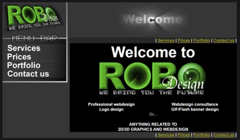 ROBO Design v1 - first page - HTML version