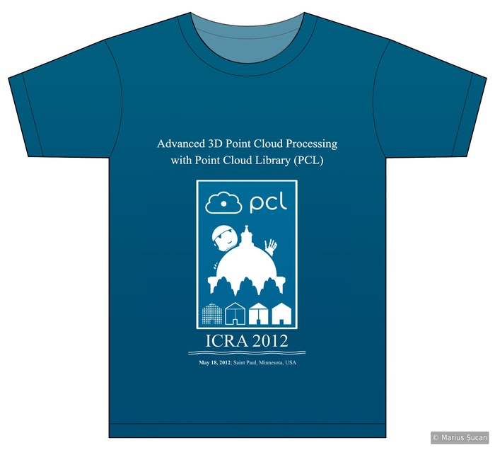 PCL t-shirt: ICRA 2012