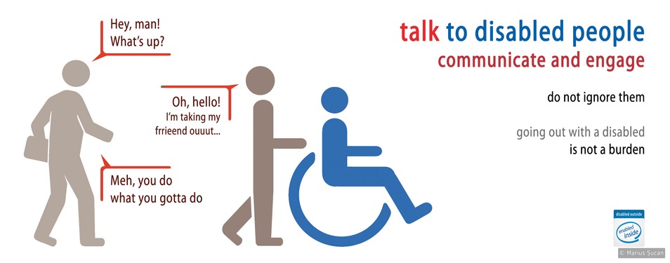 Talk to disabled people