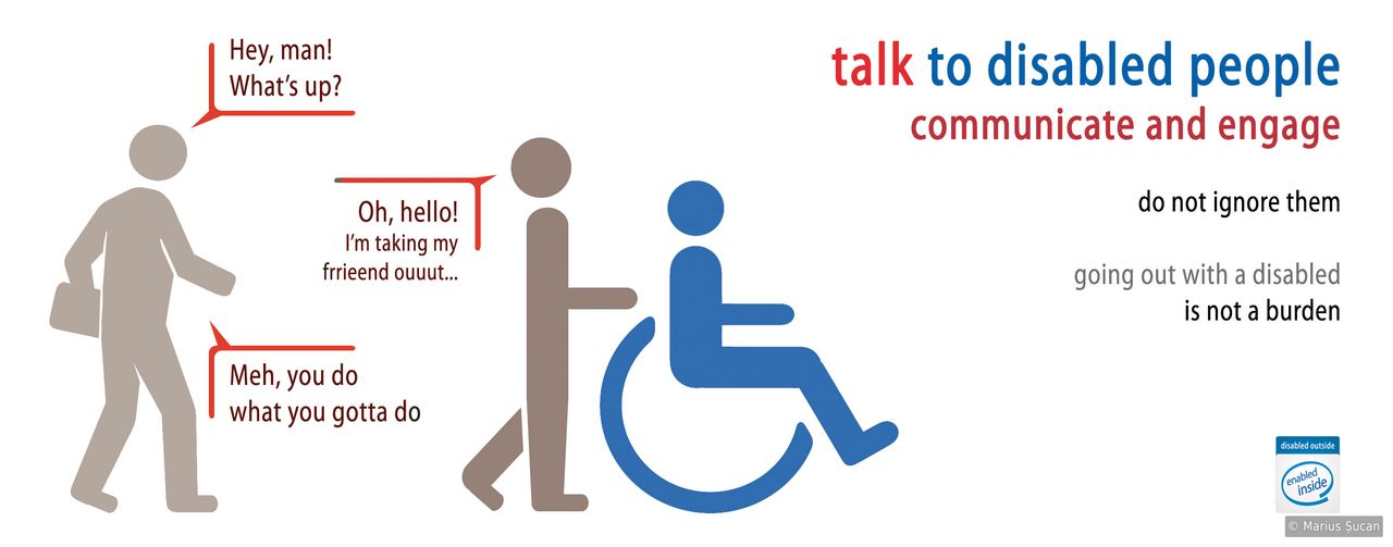 Talk to disabled people